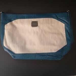 Miche Devonshire Demi Shell "Retired" Teal Green & Ivory Faux Leather Lined